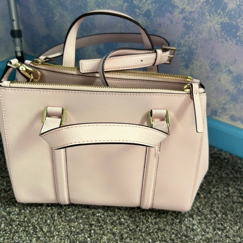 Kate Spade Pink Satchel with Gold Accents - Picture 6 of 6